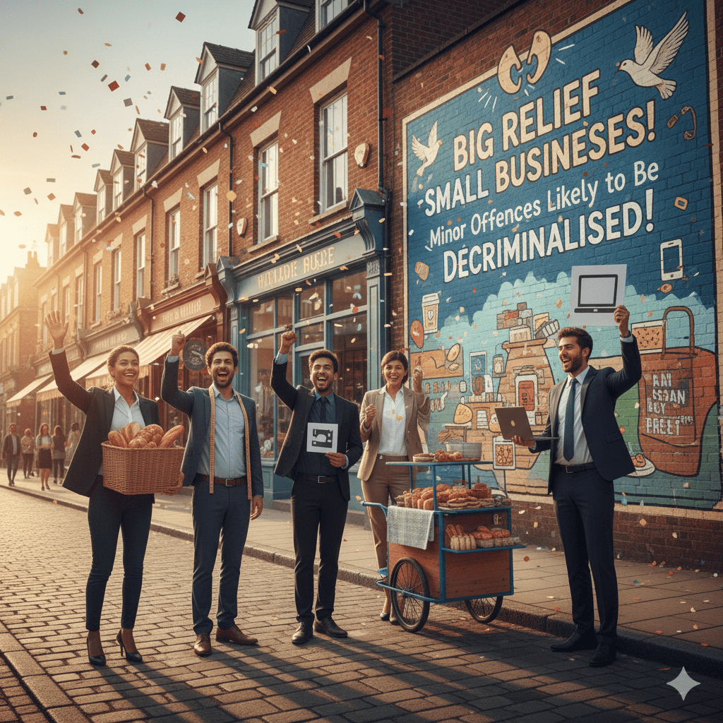 Minor Offences Likely to Be Decriminalized – Big Relief for Small Businesses